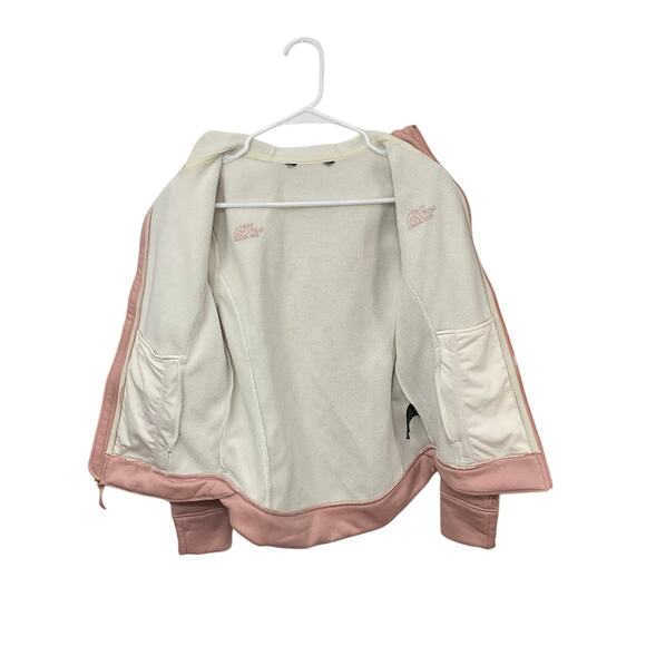 THE NORTH FACE Women's Pink Zip Up Hoodie Fleece Lined Size Small Pockets - Picture 4 of 9